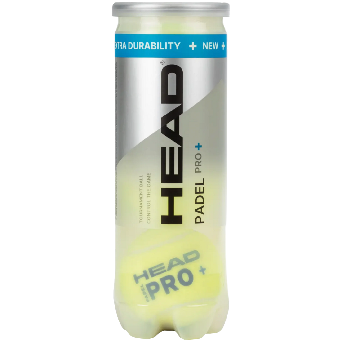 Head Padel Pro+ Padel 3 Ball Tube (Single)